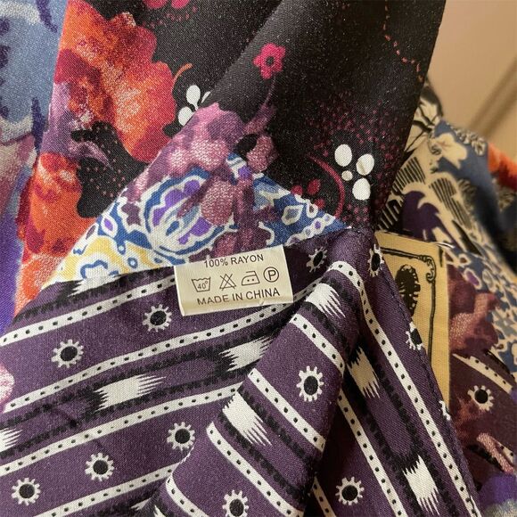 Jaase Women's Multicolor Floral Jacket Size M 3/4 Sleeve - Picture 4 of 4